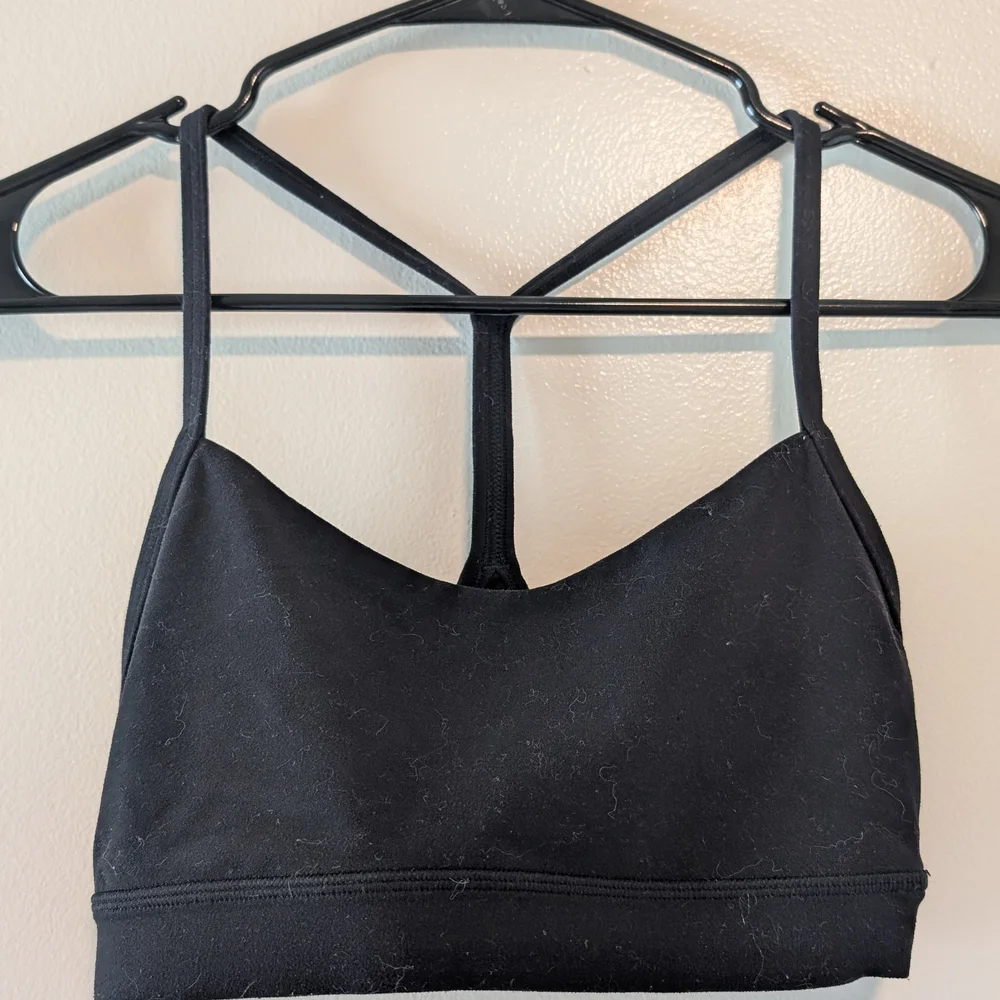 lululemon Black Y Strap Sports Bra - Picture 2 of 2